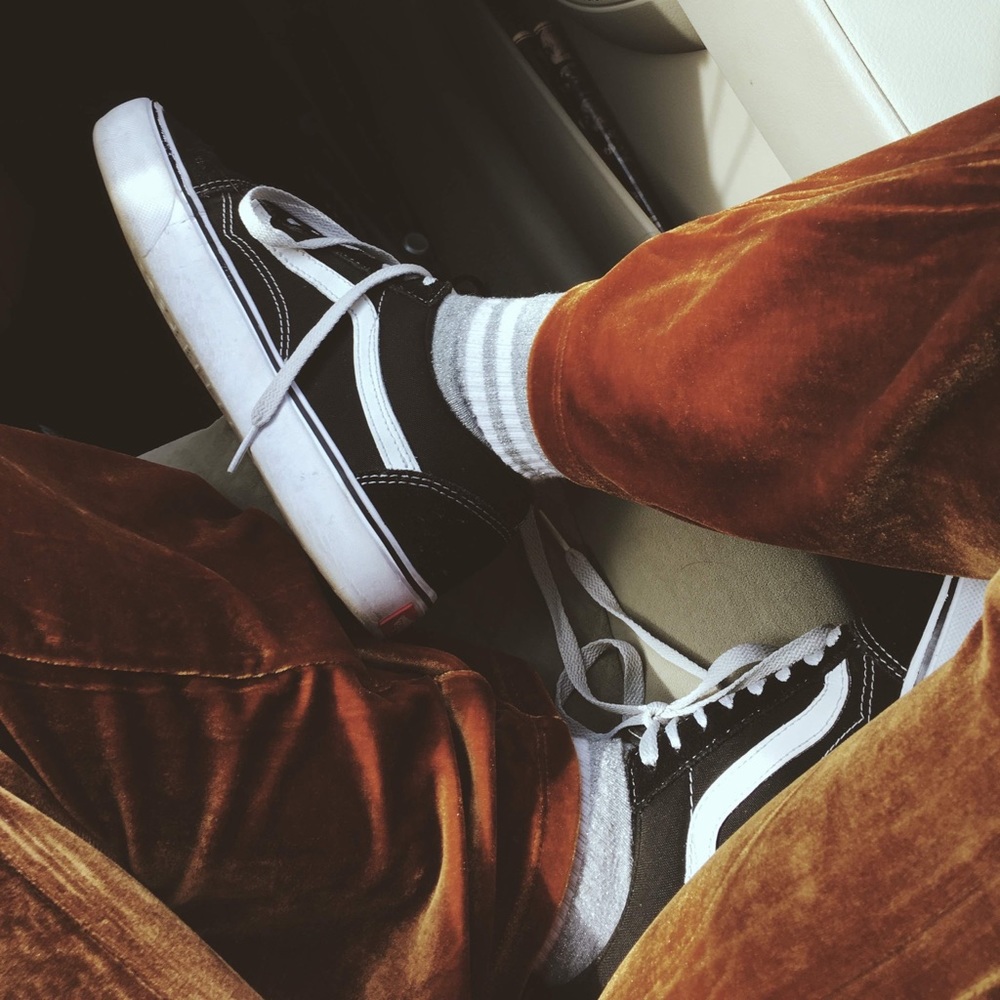 Velvet pants